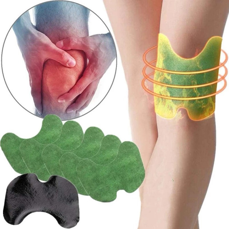 Herbal Knee Pain Relief Patch – Heat Therapy for Joint & Muscle Comfort, Natural Ingredients Pack Of 10 Pcs