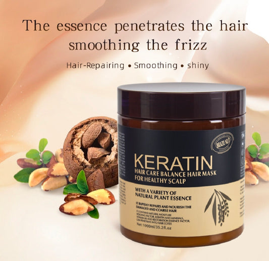 Brazil Nut Keratin Hair Care Balance, Keratin Hair Mask & Hair Treatment 500 ml