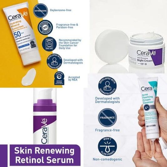 Cerave Whitening Facial Kit / 4 in 1 Pack
