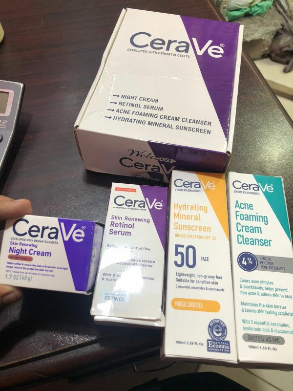 Cerave Whitening Facial Kit / 4 in 1 Pack
