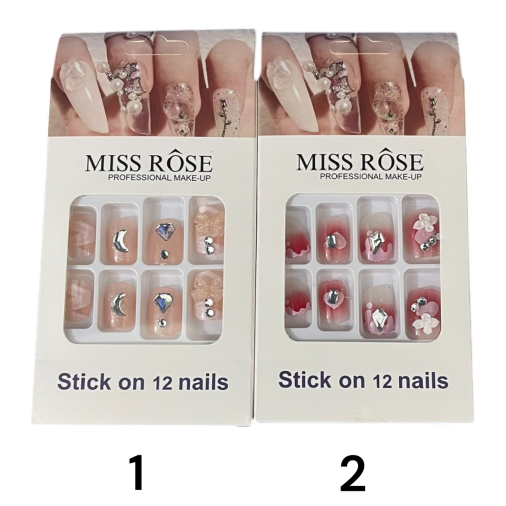 Miss Rose Artificial Stick on Nails