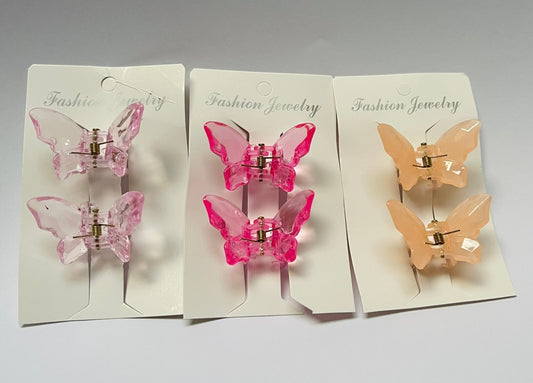 2 pc Crystal Butterfly Catchers