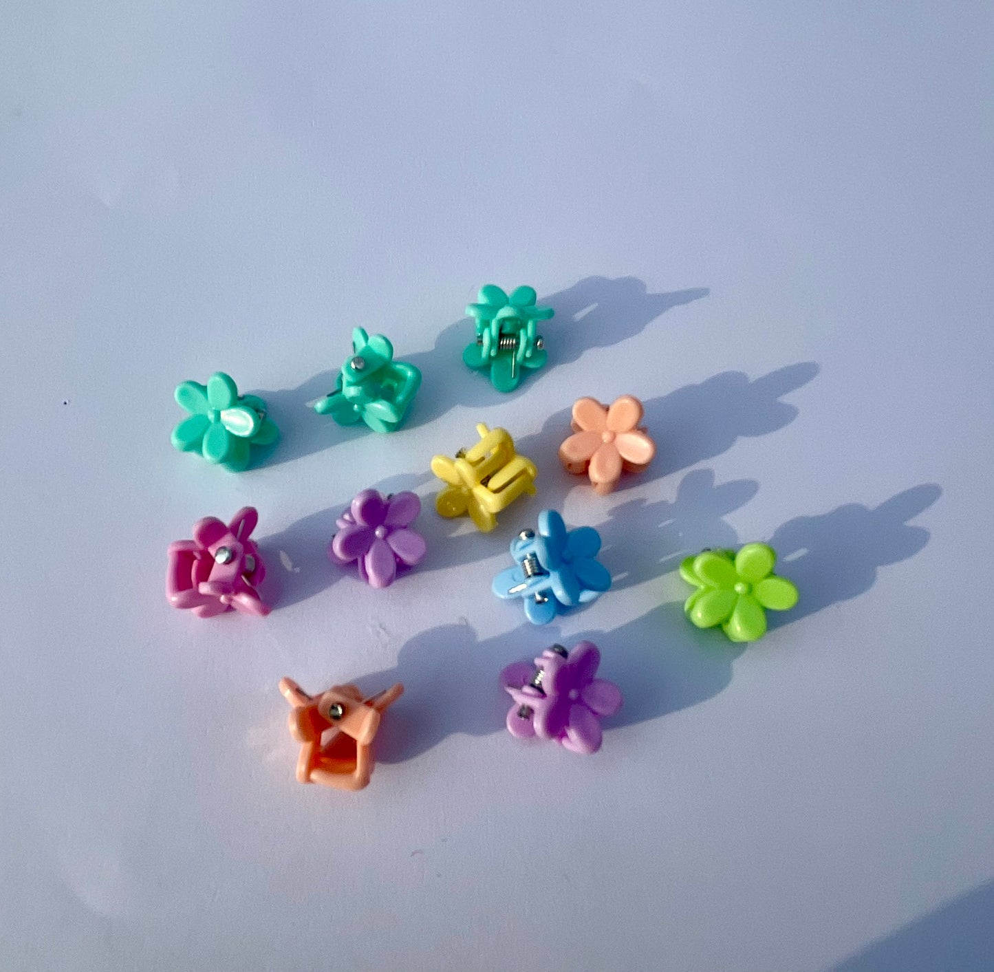 Flower Blossom Mini Hair Clips