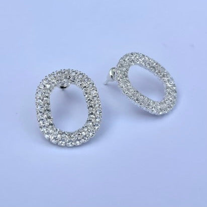 Zircon Rhinestone Earing Studs