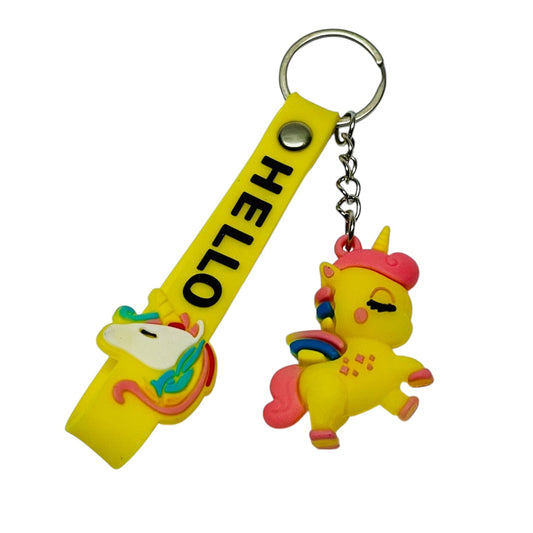 Cute Rainbow Unicorn Keychain