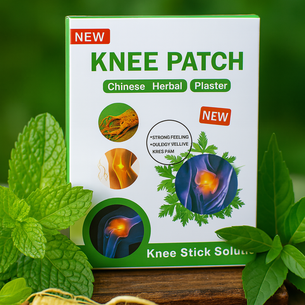 Herbal Knee Pain Relief Patch – Heat Therapy for Joint & Muscle Comfort, Natural Ingredients Pack Of 10 Pcs